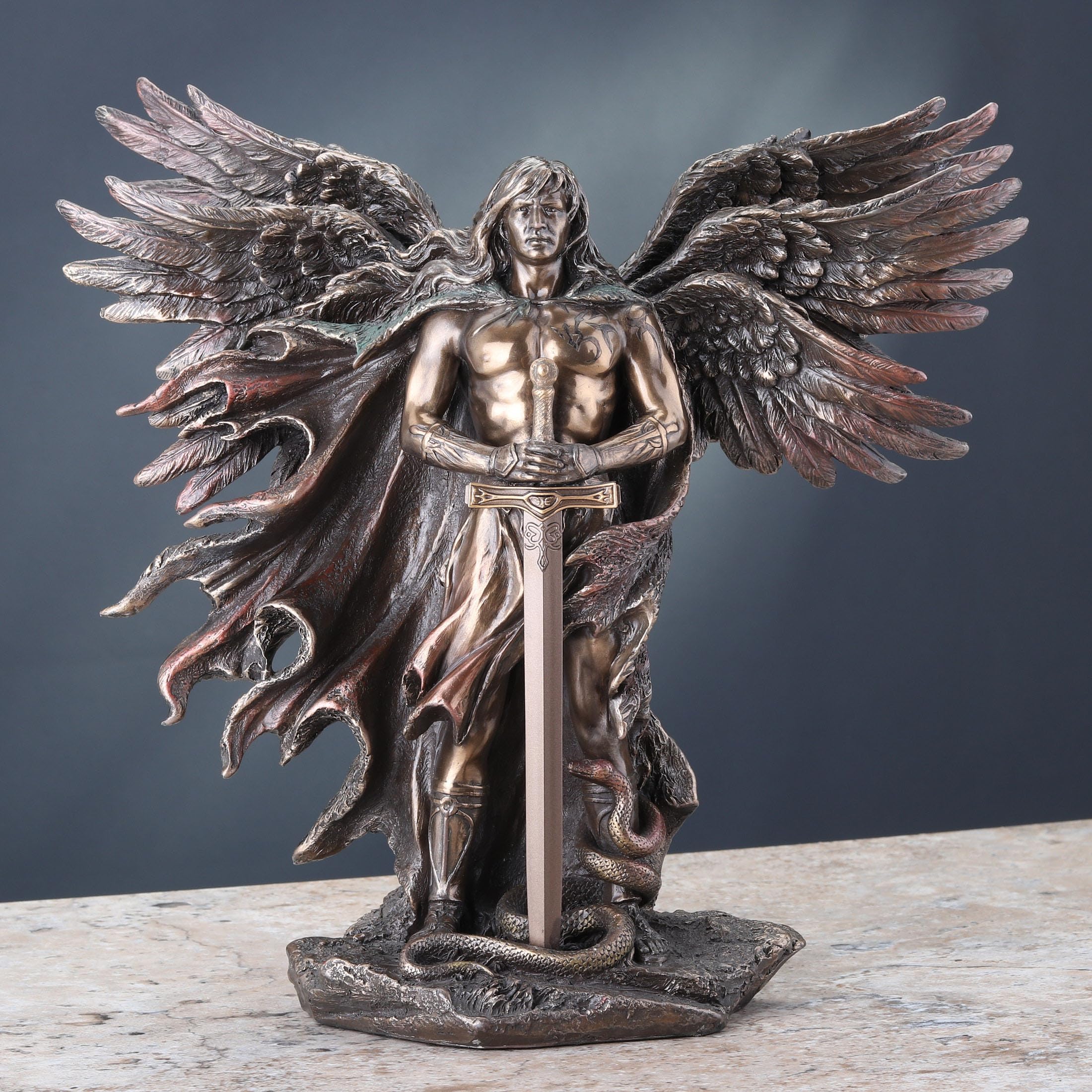 Amazon.com: Unicorn Studio WU75976A4 Guardian Angel Statue in 6